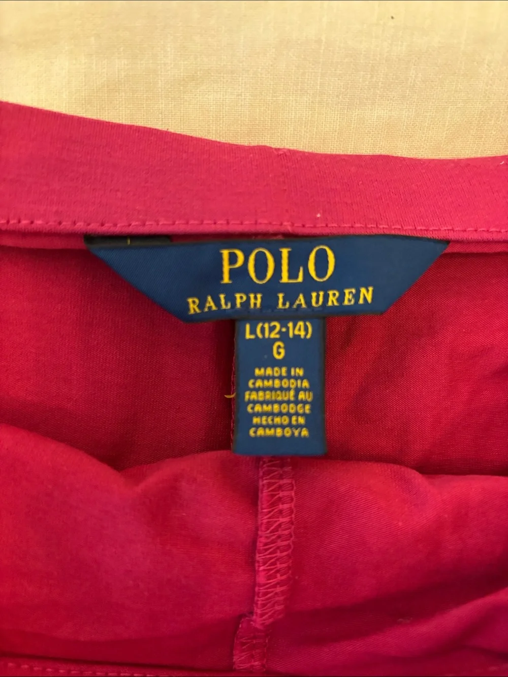Ralph Lauren Fuchsia Pleated Skater Skirt